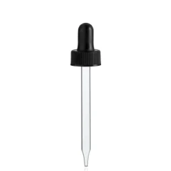 22-400 Black PP Dropper | 12 Pack<Jar Store Outlet