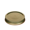 70-450 Gold Metal Button Lid | 12 Pack<Jar Store Clearance