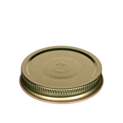 70-450 Gold Metal Button Lid | 12 Pack<Jar Store Clearance