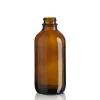 4 oz Amber Boston Round Bottle 22-400 | 12 Pack<Jar Store Clearance