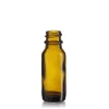 1/2 oz Amber Boston Round Bottle 18-400 | 25 Pack<Jar Store Online