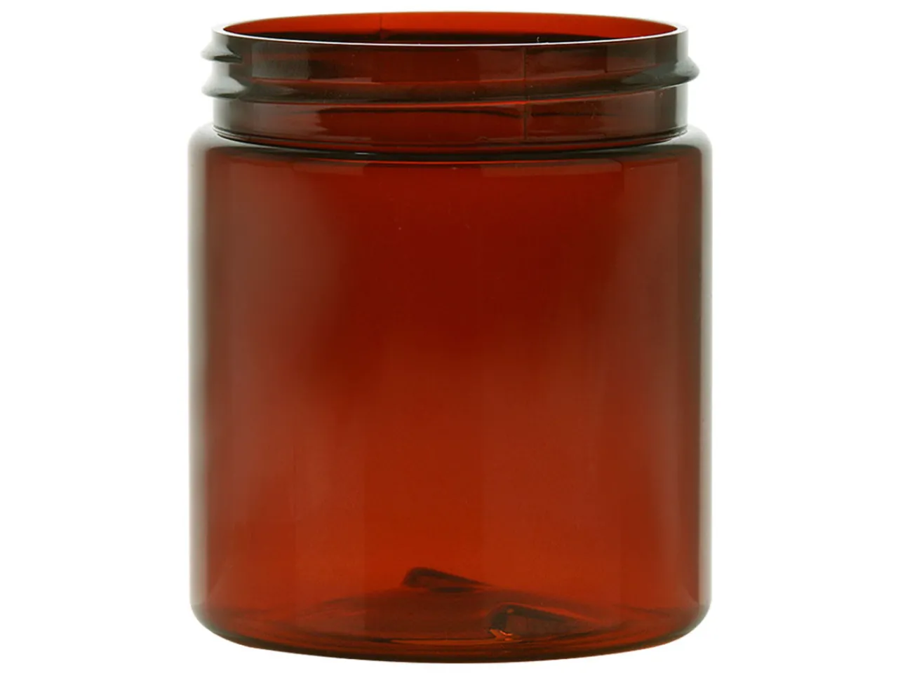 8 oz Amber PET Straight Sided Jar 70-400 | 36 Pack<Jar Store Online