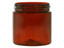 4 oz Amber PET Straight Sided Jar 58-400 | 36 Pack<Jar Store Hot