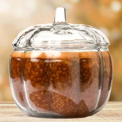 70 oz. Anchor Pumpkin Jar with Lid<Jar Store Hot
