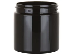 4 oz Black PET Straight Sided Jar 58-400 | 36 Pack<Jar Store Best