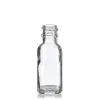 1/2 oz Clear Boston Round Bottle 18-400 | 25 Pack<Jar Store Clearance