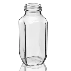 16 oz. French Square Bottle 48-400 | 12 Pack<Jar Store Sale