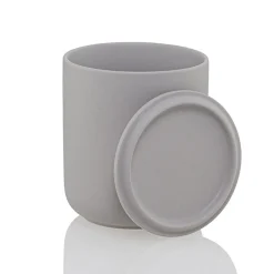 12.7 oz Gray Ceramic Candle Jar with Lid | 16 Pack<Jar Store Hot