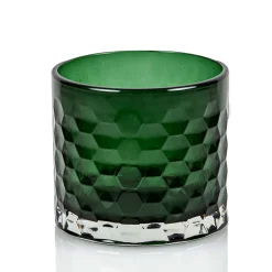 18 oz Green Libbey 3 Wick Hexagon Pattern Candle Jar | 12 Pack<Jar Store Online