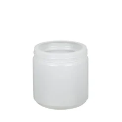 16 oz HDPE Straight Sided Jar 89-400<Jar Store Outlet