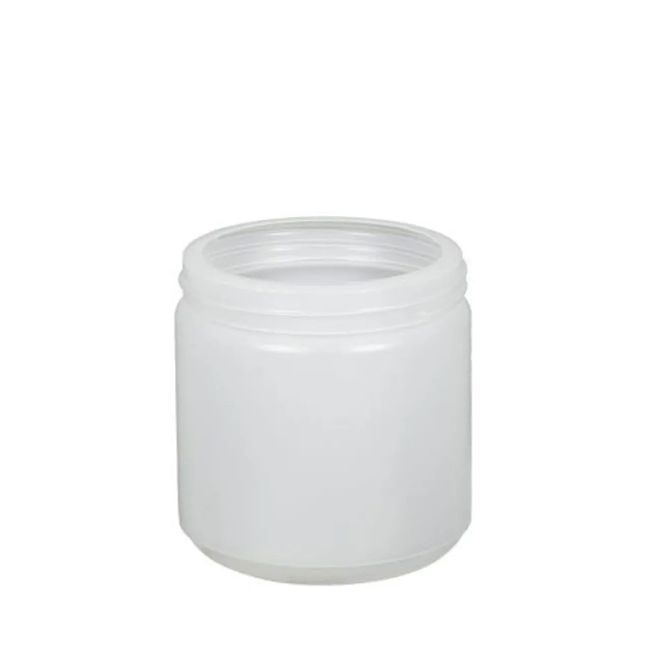 16 oz HDPE Straight Sided Jar 89-400<Jar Store Outlet