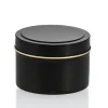 4 oz Black Candle Tin with Feet | 12 Pack<Jar Store Clearance