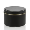6 oz Black Candle Tin with Feet | 12 Pack<Jar Store Online