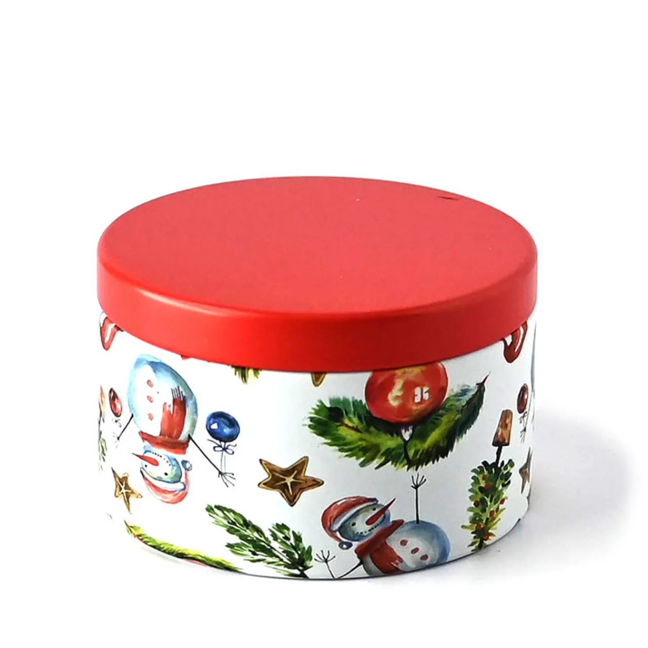 8 oz Holiday Decorated Candle Tin | 12 Pack<Jar Store Online