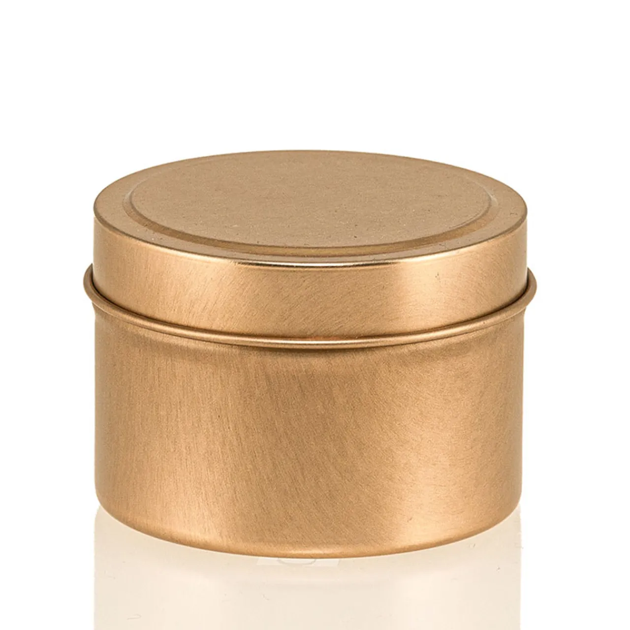 4 oz Rose Gold Candle Tin with Feet | 12 Pack<Jar Store Best