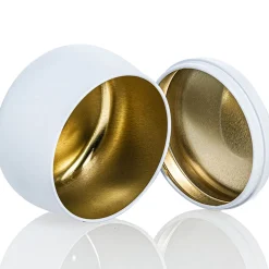 8 oz White Bubble Candle Tin | 12 Pack<Jar Store Discount