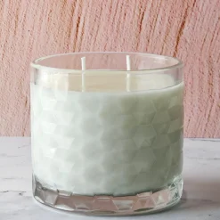 18 oz Libbey 3 Wick Hexagon Pattern Candle Jar | 12 Pack<Jar Store Sale