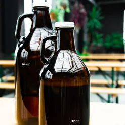 32 oz Libbey Amber Growler with Cap | 12 Pack<Jar Store Best