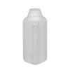 16 oz Natural HDPE Tall Square Tamper Evident Bottle 38-400 | 12 Pack<Jar Store New