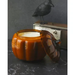 70 oz. Orange Anchor Pumpkin Jar with Lid<Jar Store Clearance