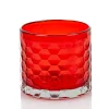 18 oz Red Libbey 3 Wick Hexagon Pattern Candle Jar | 12 Pack<Jar Store New