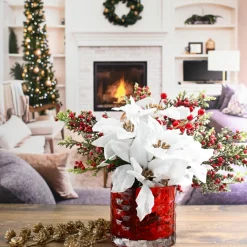 18 oz Red Libbey 3 Wick Hexagon Pattern Candle Jar | 12 Pack<Jar Store New