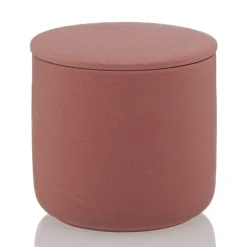13.5 oz Rose Pink Ceramic Candle Jar with Lid | 16 Pack<Jar Store Hot