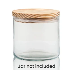 3 Wick Pine Candle Lid 4 Inch | 12 Pack<Jar Store Discount