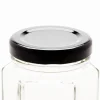 Black 48mm Twist Off Lid | 12 Pack<Jar Store Best
