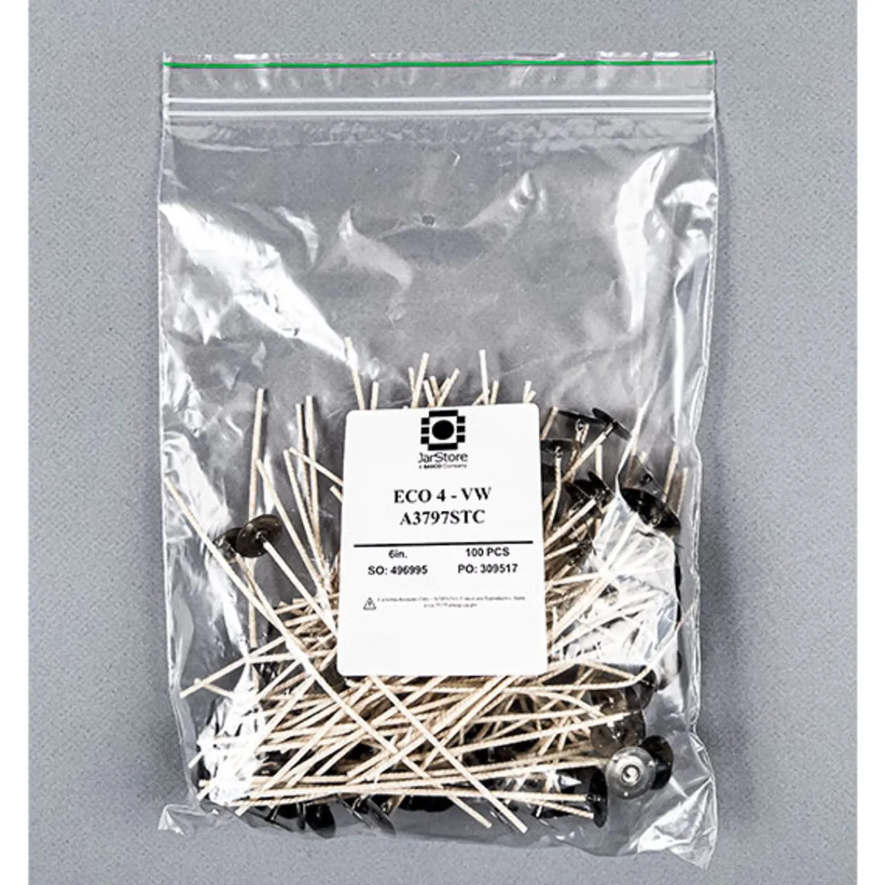 ECO-4 6" Pre-tabbed Wick | 100 Pack<Jar Store Outlet