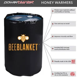 Honey Heating Blanket for 55 Gallon Drums<Jar Store Best