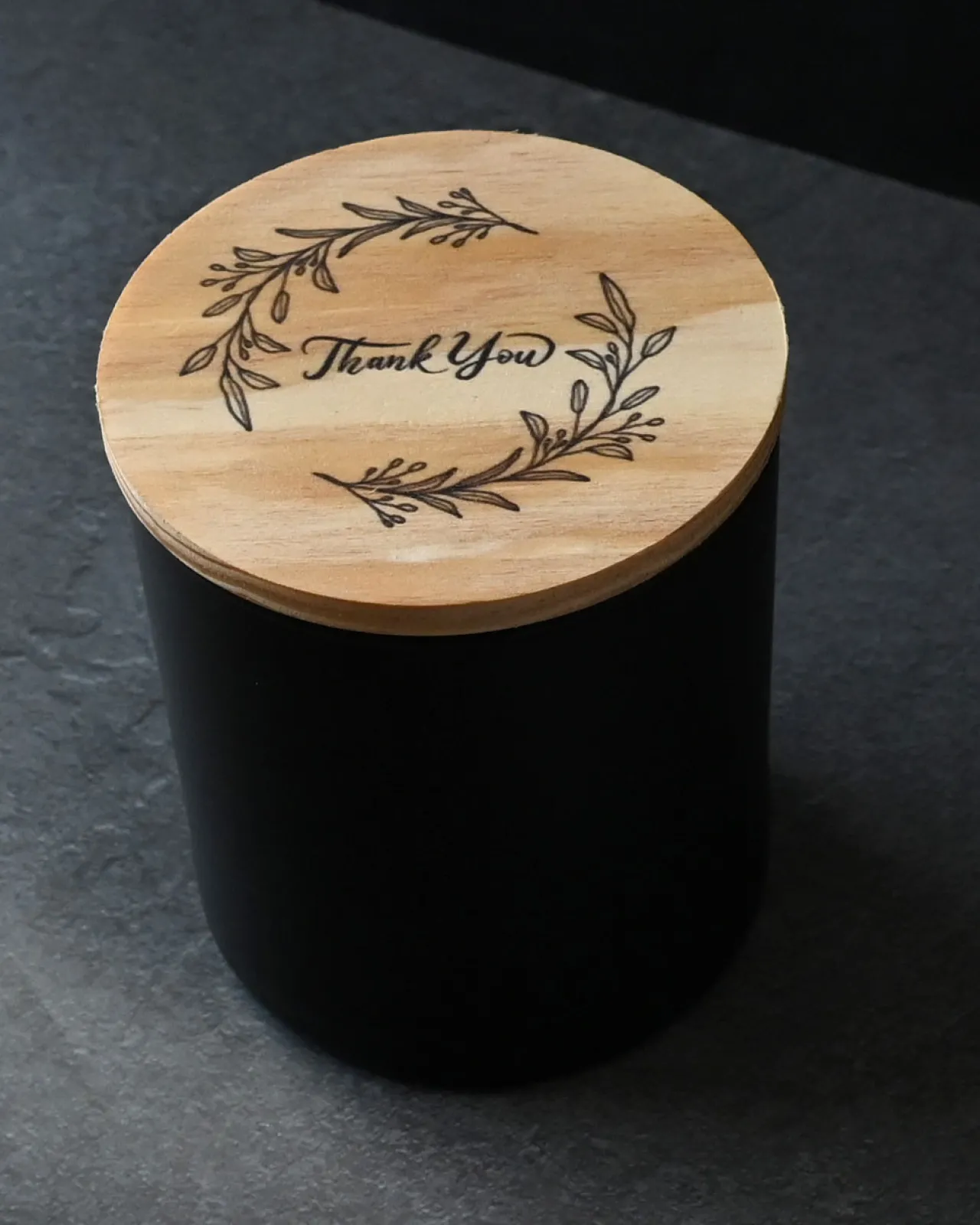 Thank You Wood Lid | 12 Pack<Jar Store Sale