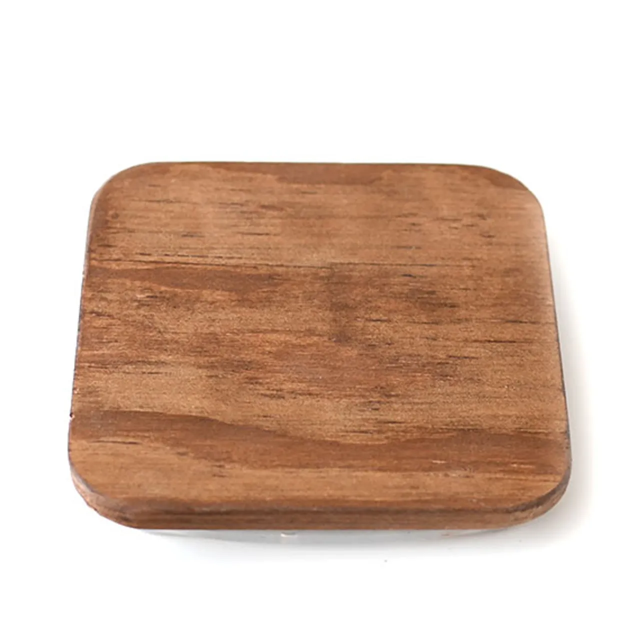 Timber Square Stained Wood Candle Lid | 12 Pack<Jar Store Online