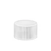 White 20-410 Polypropylene Ribbed Cap with Liner | 36 Pack<Jar Store Discount