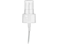 White 24-410 Smooth Side Fine Mist Sprayer with 6 7/8" Dip Tube | 36 Pack<Jar Store Hot