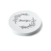 White Thank You Wood Lid | 12 Pack<Jar Store Best